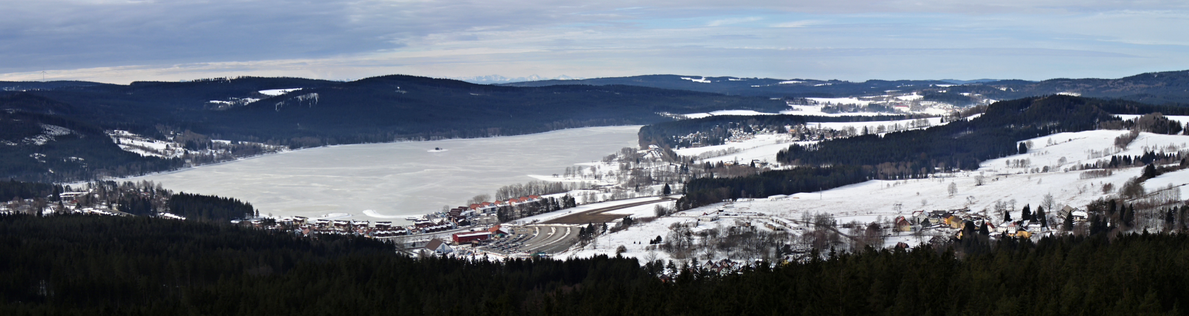 výhled na Lipno